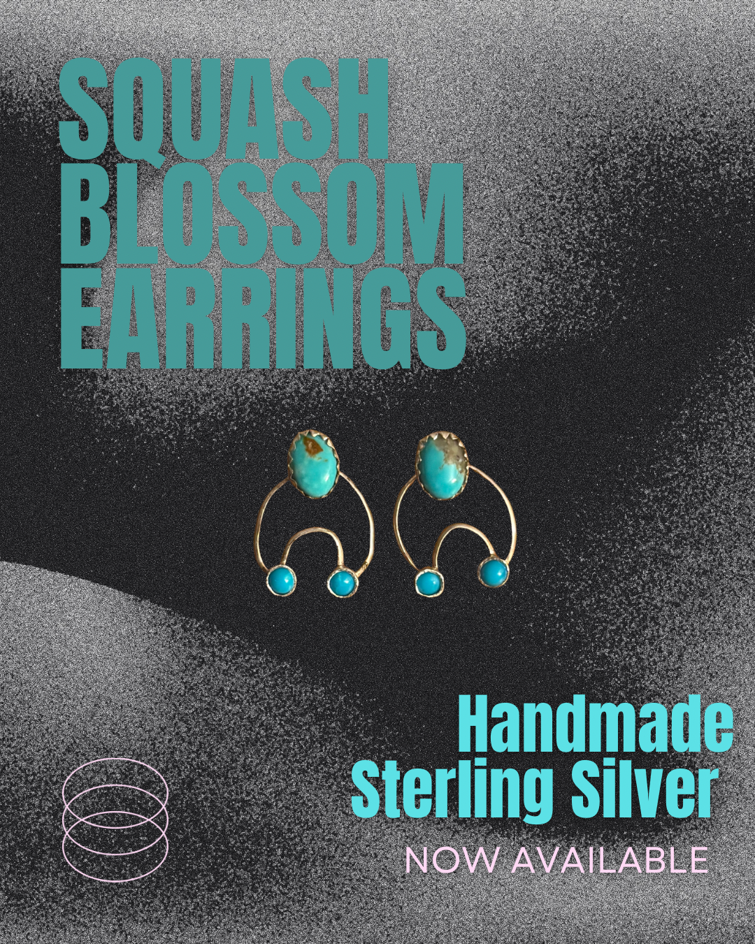  Squash, blossom earrings