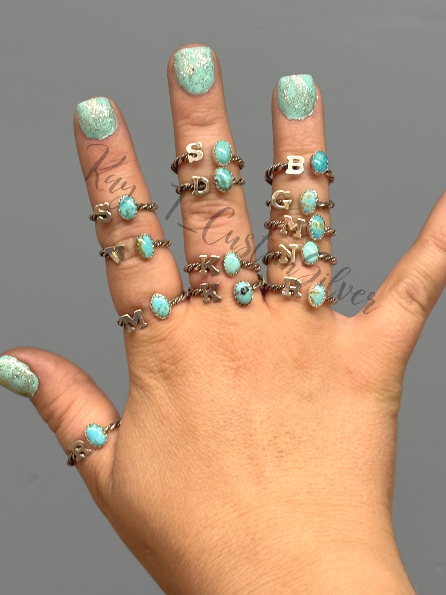 Custom initial ring!