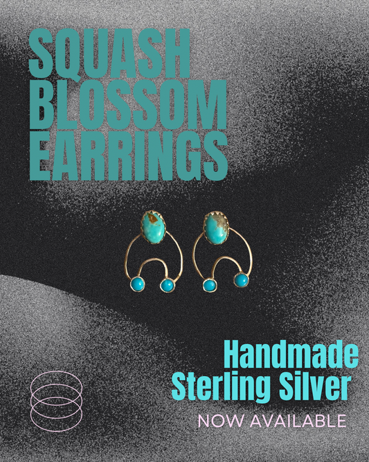 ￼ Squash, blossom earrings